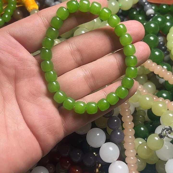 苹果绿老型8mmmm手链
