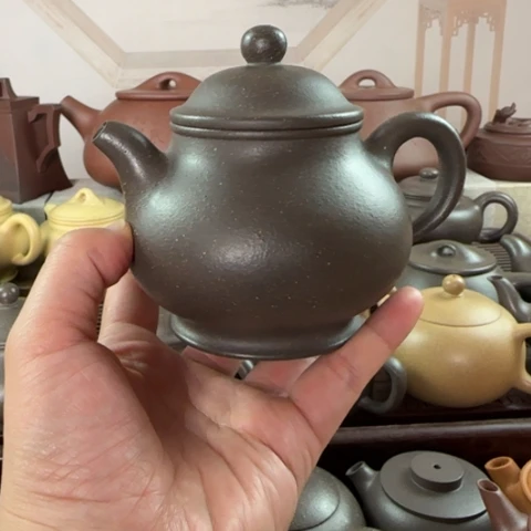 茶壶紫砂梨皮天青240cc