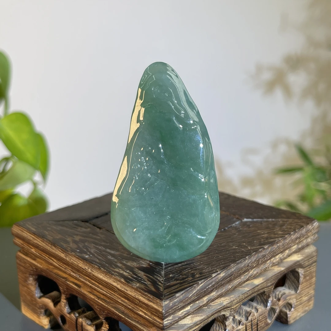 JXA16-69 精品天然翡翠A货原石吊坠