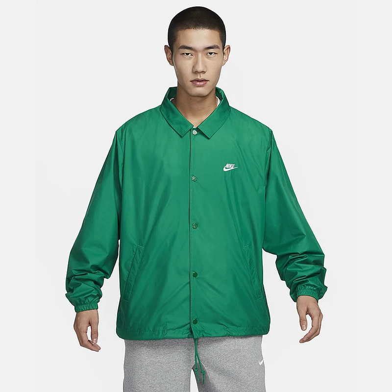 Nike耐克男教练夹克春季宽松复古叠搭刺绣休闲外套FN3317-365