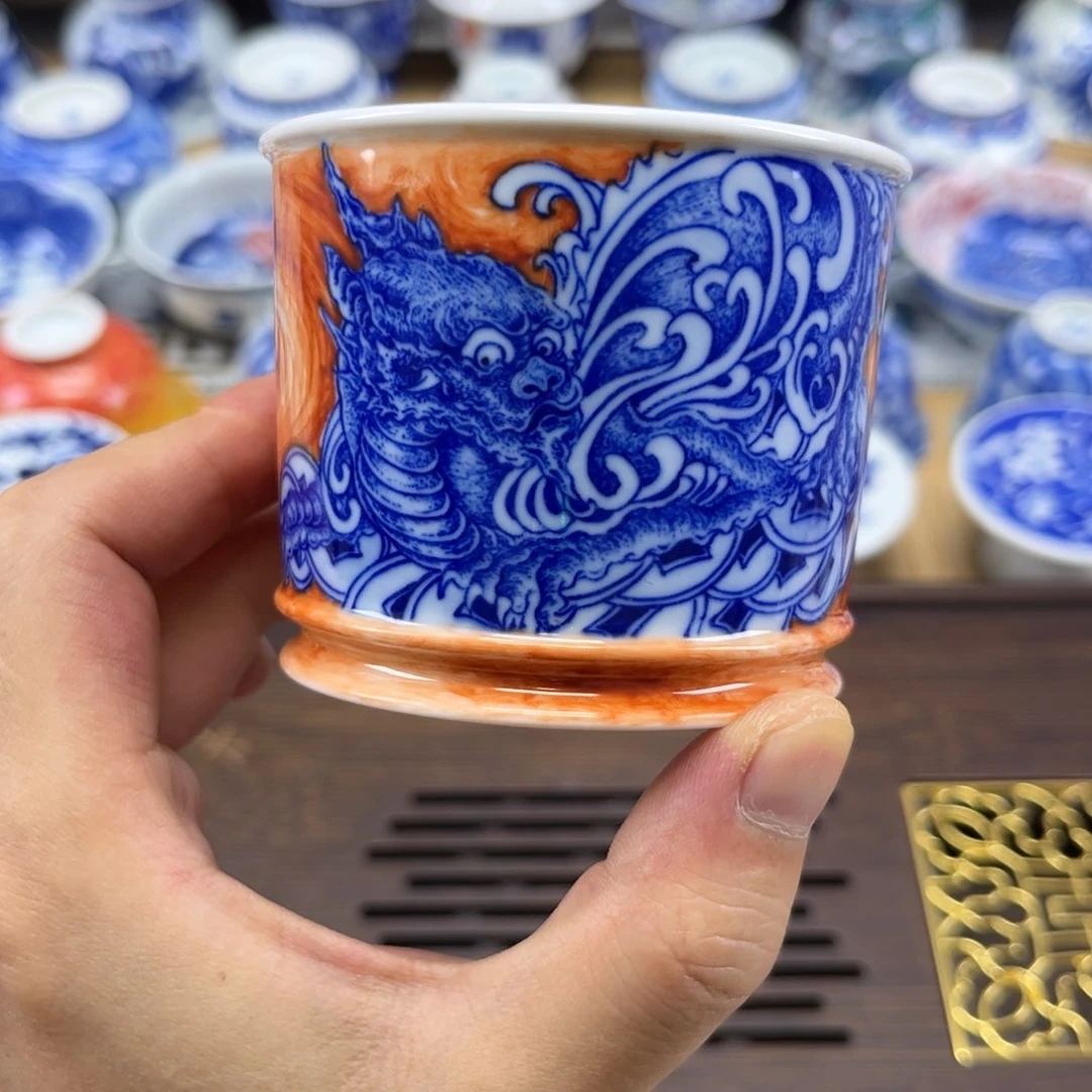手绘龙龟 容天杯