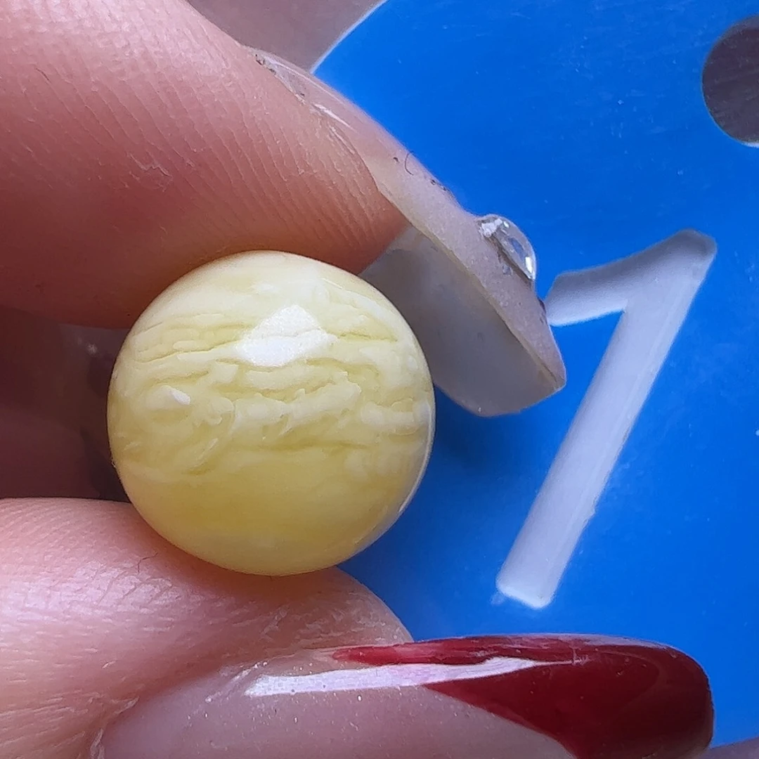 蜜蜡未镶嵌珠宝奇石10.3mm虎皮圆珠