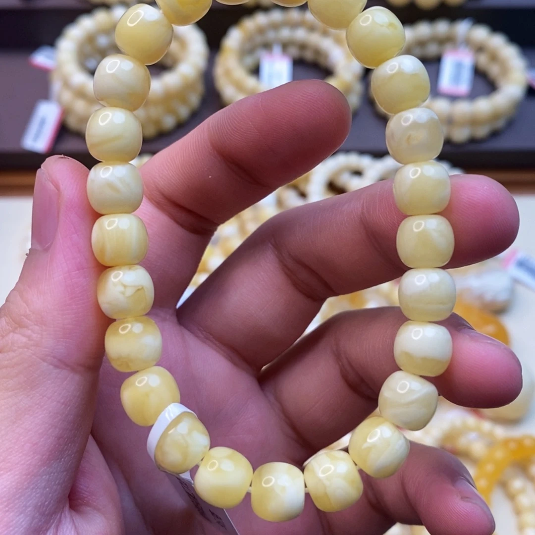 琥珀未镶嵌珠宝奇石8.5mm