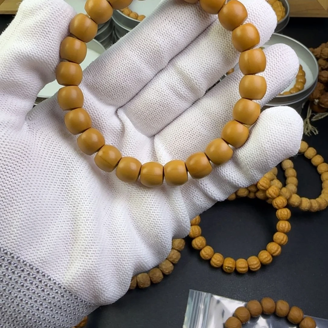 猴头核桃吊坠9+大面直切素串 微反油