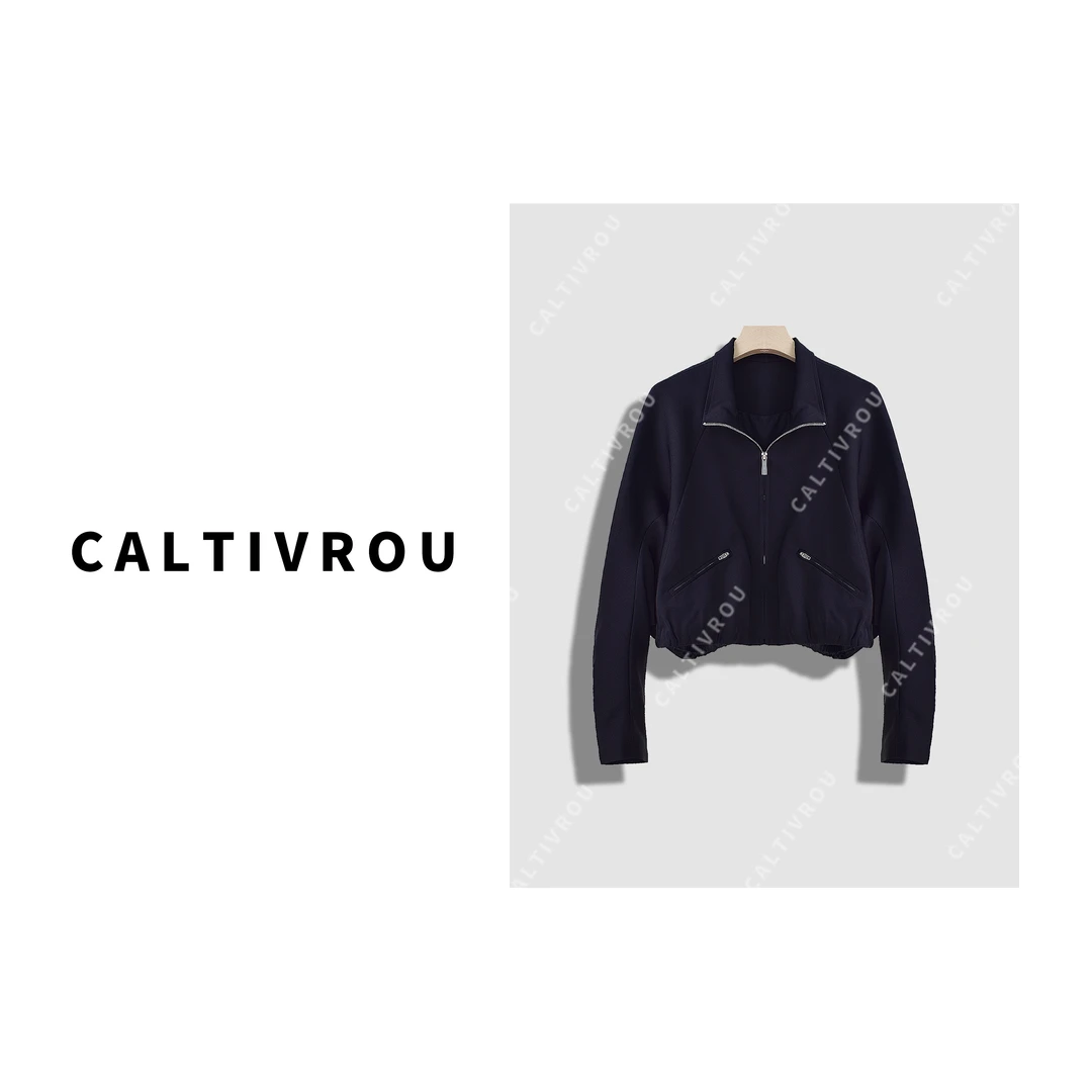 穿梭都市~立领时尚减龄休闲百搭外套-A1088-Y9851