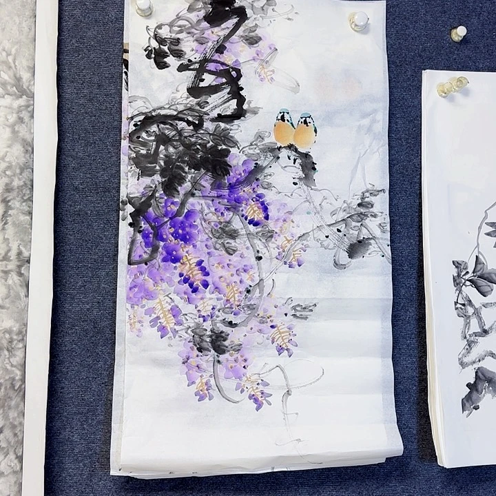 国画国画花鸟画三尺100/55