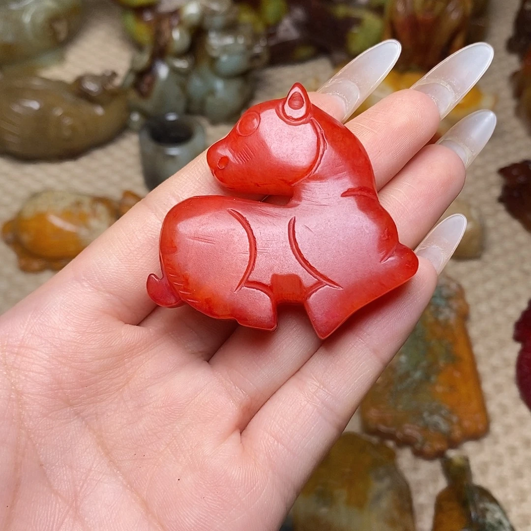 未镶嵌蛇纹石玉颈饰