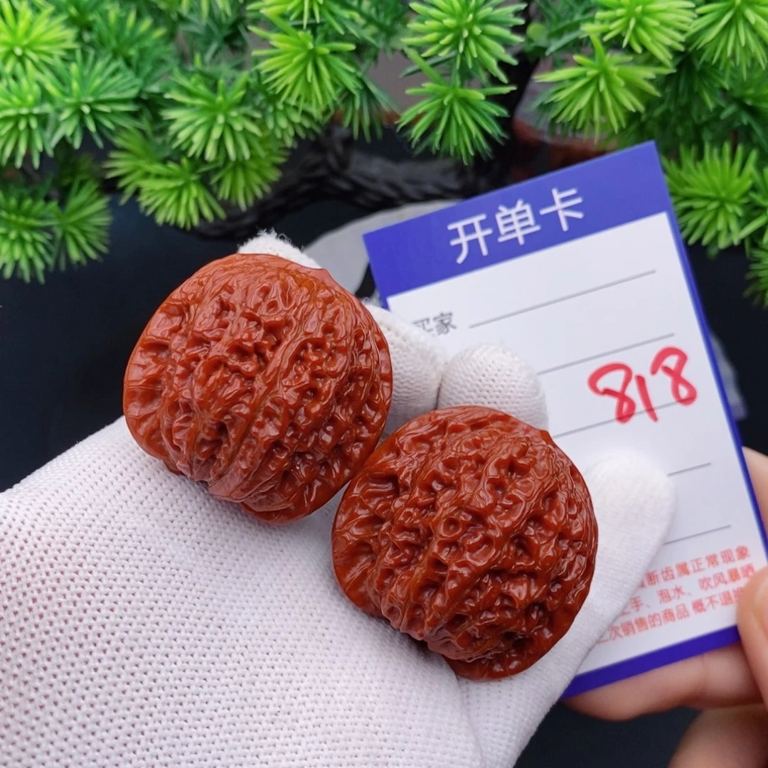 文玩核桃把件38血麒麟818