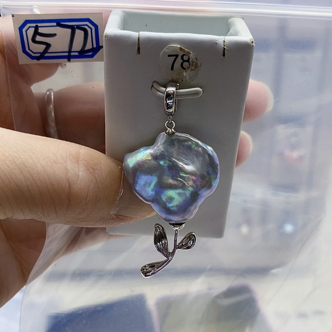 颈饰合金淡水珍珠