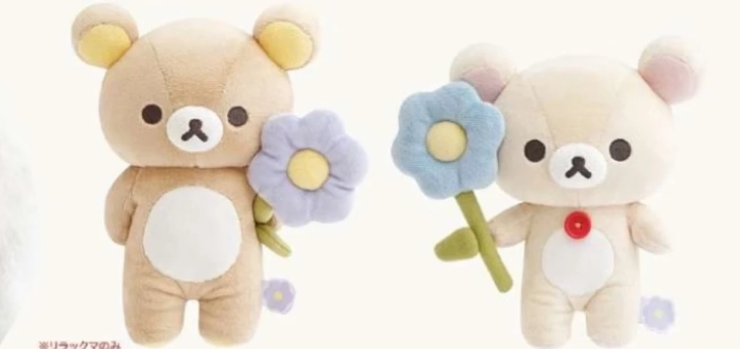 【san-x轻松熊】熊哥限定新款花朵系列毛绒公仔（正品日谷现货）
