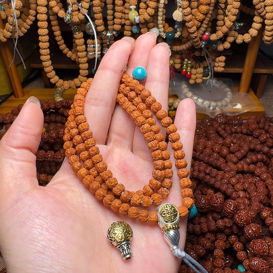 发***睛吊坠金刚菩提5mm➕108颗佛手