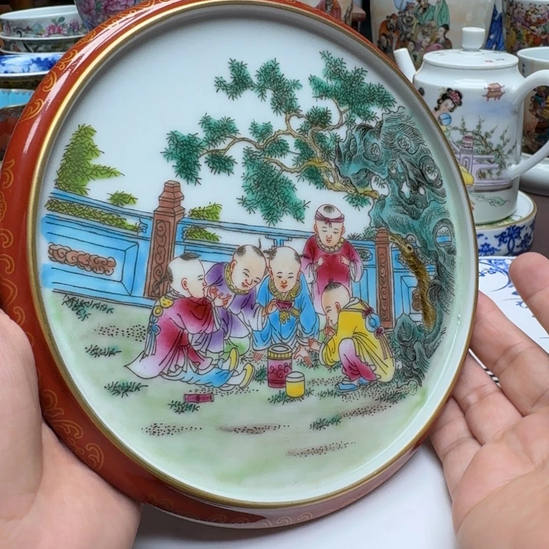 景德镇手工手绘展示