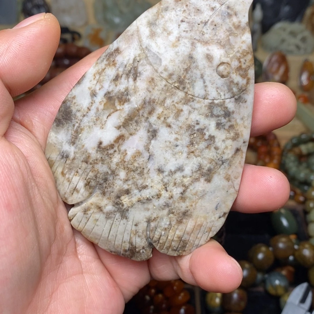 岫岩河磨玉（透闪石质玉）未镶嵌颈饰