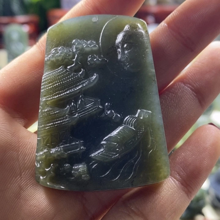 和田玉颈饰未镶嵌