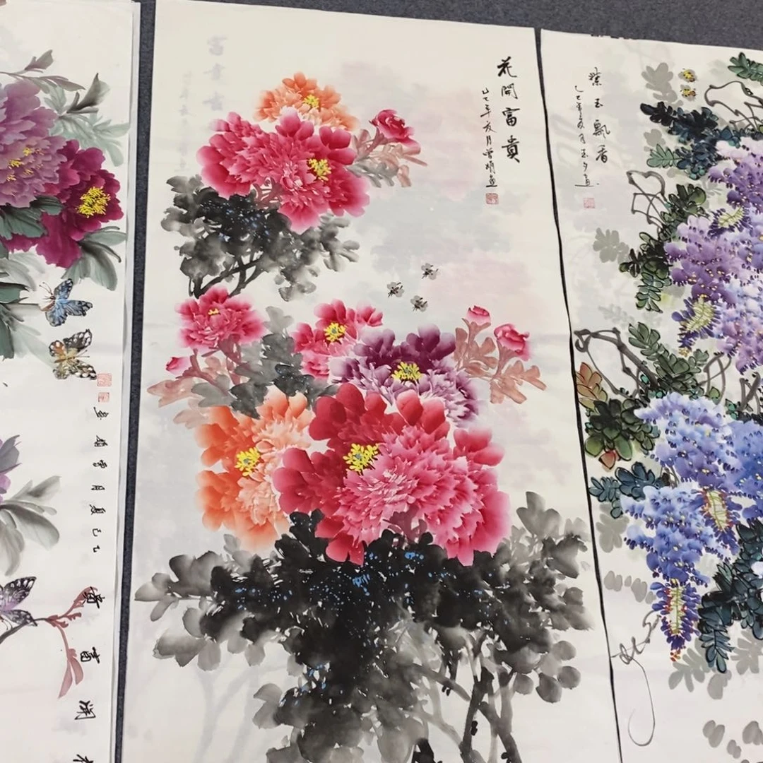 国画尺寸140✖️70四尺精品手绘画