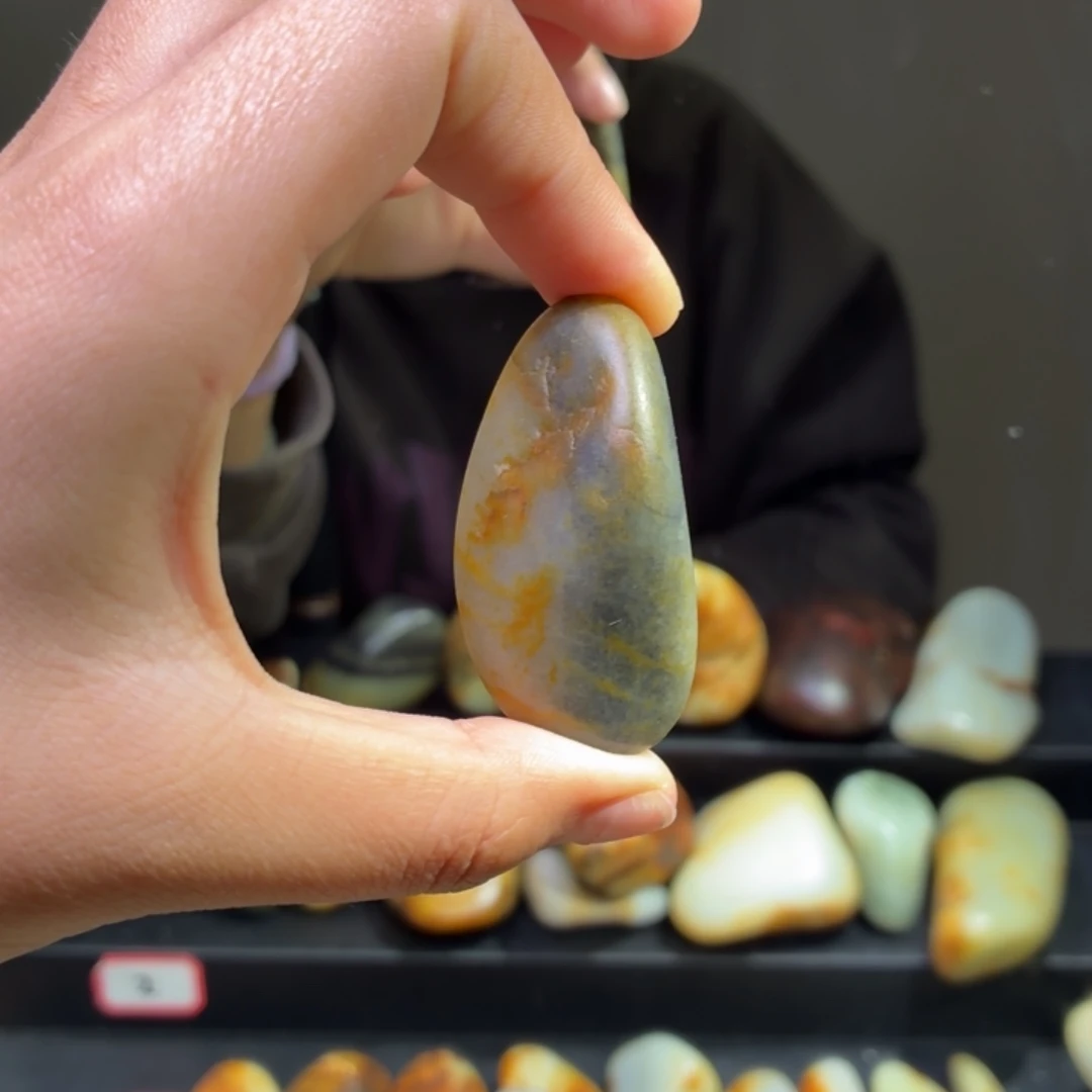 和田玉未镶嵌挂件35.5