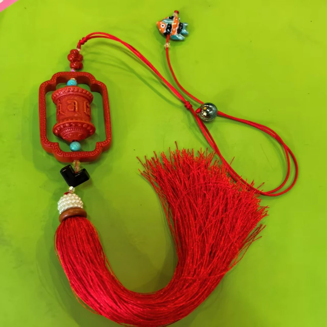 非金属莫桑石吊坠 （老银工厂3号店） 时尚潮流六字车挂