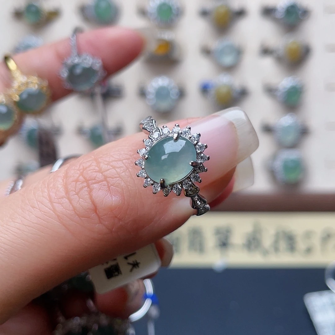 翡翠戒指未镶嵌戒指