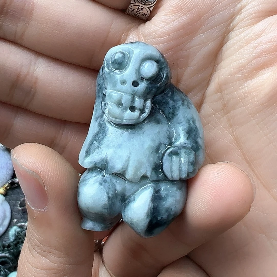 翡翠戒指未镶嵌炸