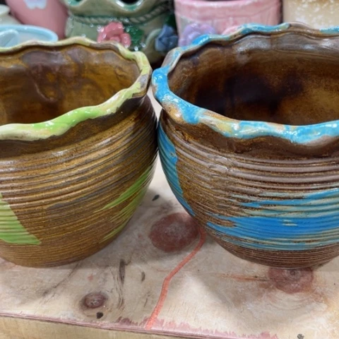 陶瓷满9包邮都是福利盆