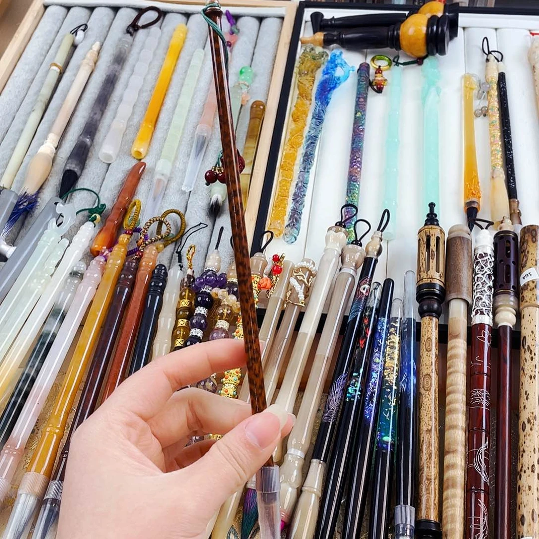 蛇纹木牛角杆出锋1.8一支