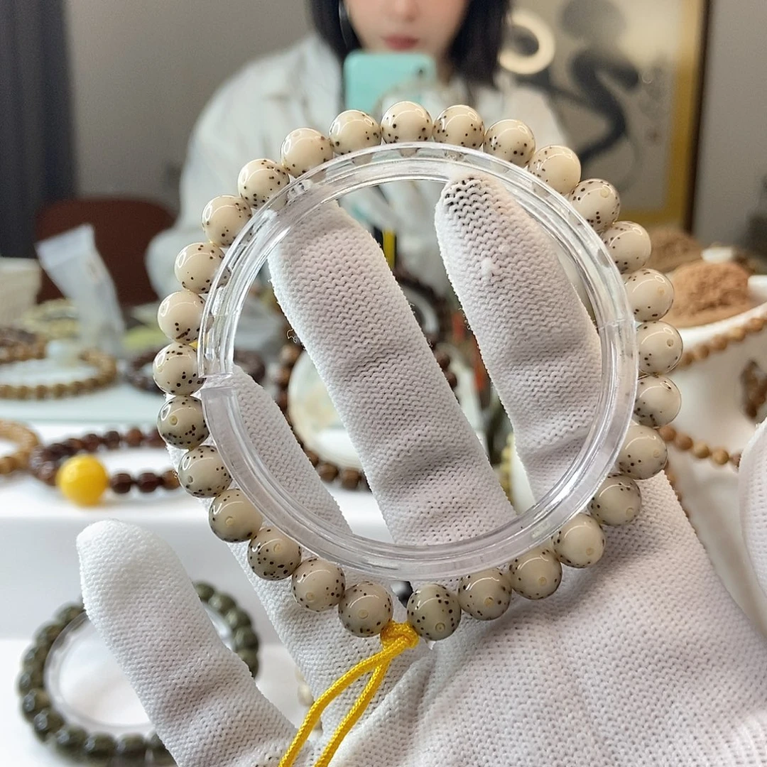 星月菩提手串8圆珠大留白26