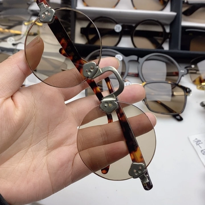 天然水晶石头眼镜