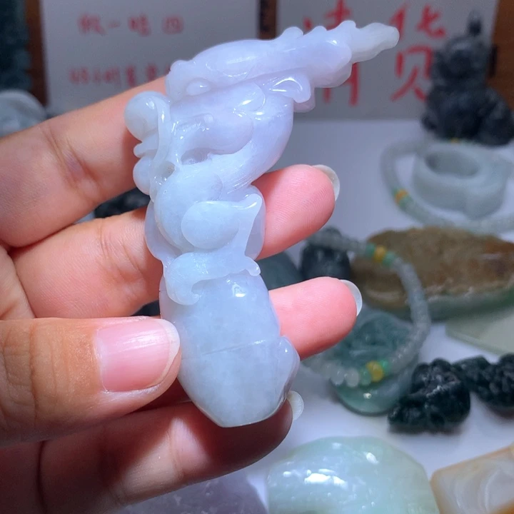 翡翠未镶嵌颈饰保真天然A货翡翠