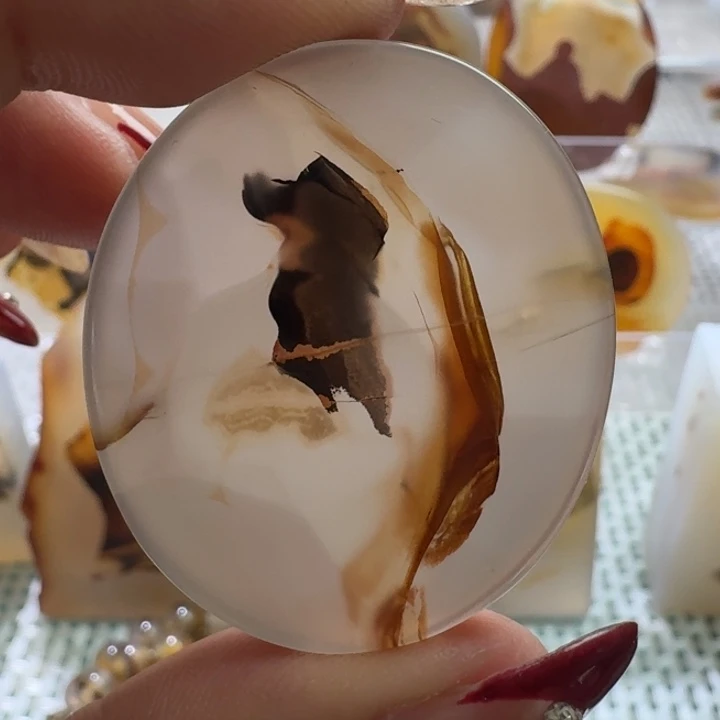 玛瑙/玉髓未镶嵌项链