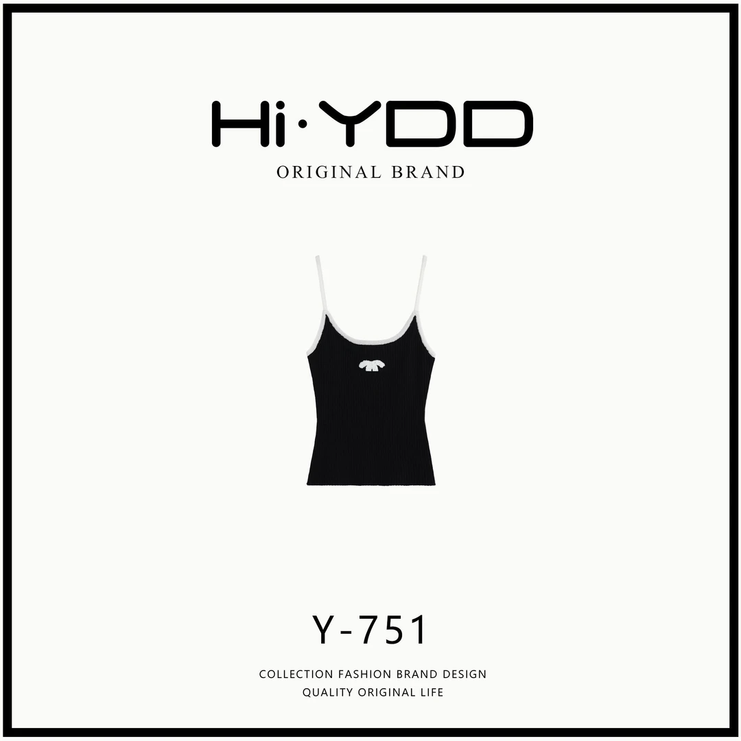 YDD•「Y-751」夏季新款简约修身潮流休闲设计师百搭背心CY-006