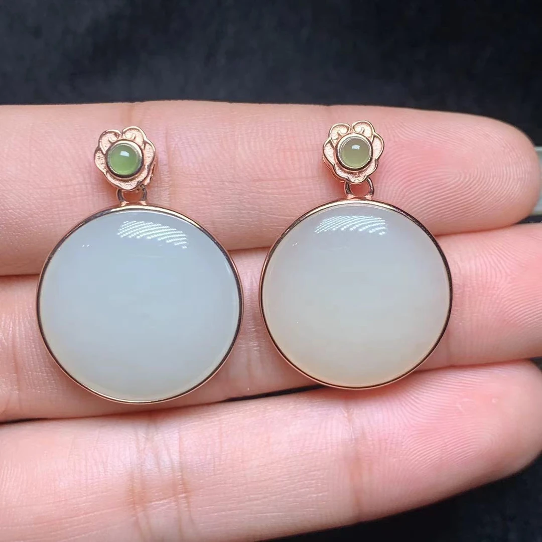 【云上叙】20 V31627-S925银和田玉吊坠-21mm多样性发一件（东哥）