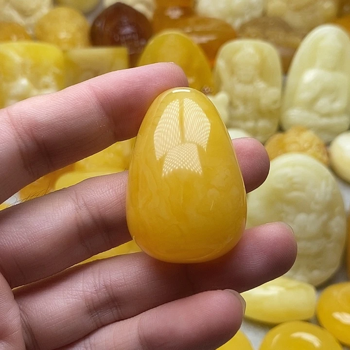 琥珀颈饰未镶嵌琥珀蜜蜡吊坠