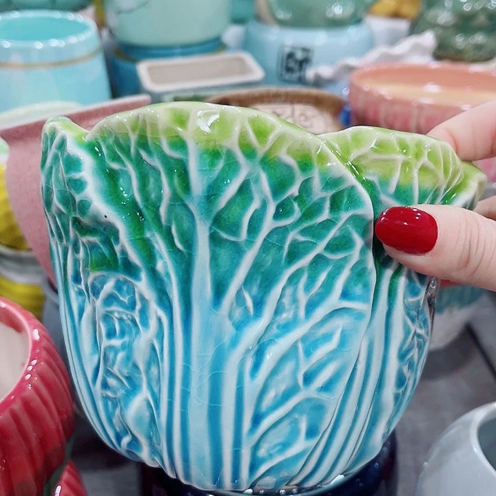 多肉陶瓷花盆满10元包邮