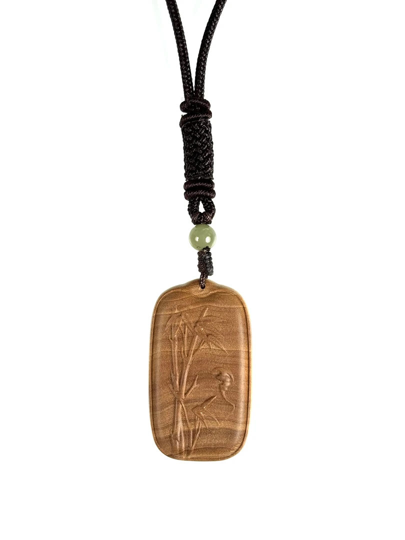 老山檀  竹牌 挂饰