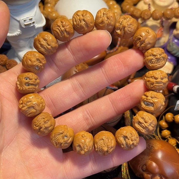 橄榄核手串/手链猴头精工恶僧