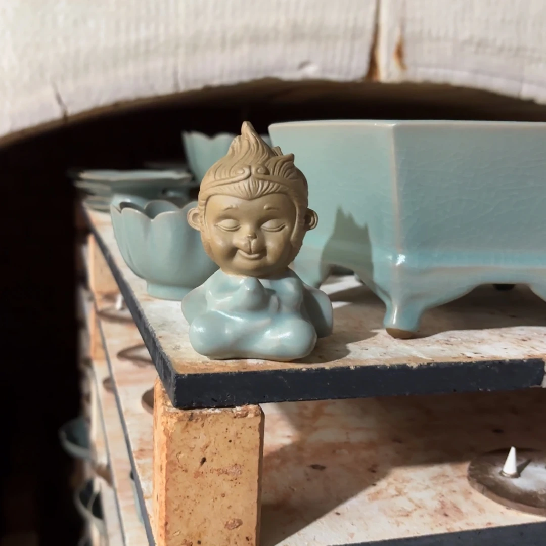 仿古釉小茶宠一级品