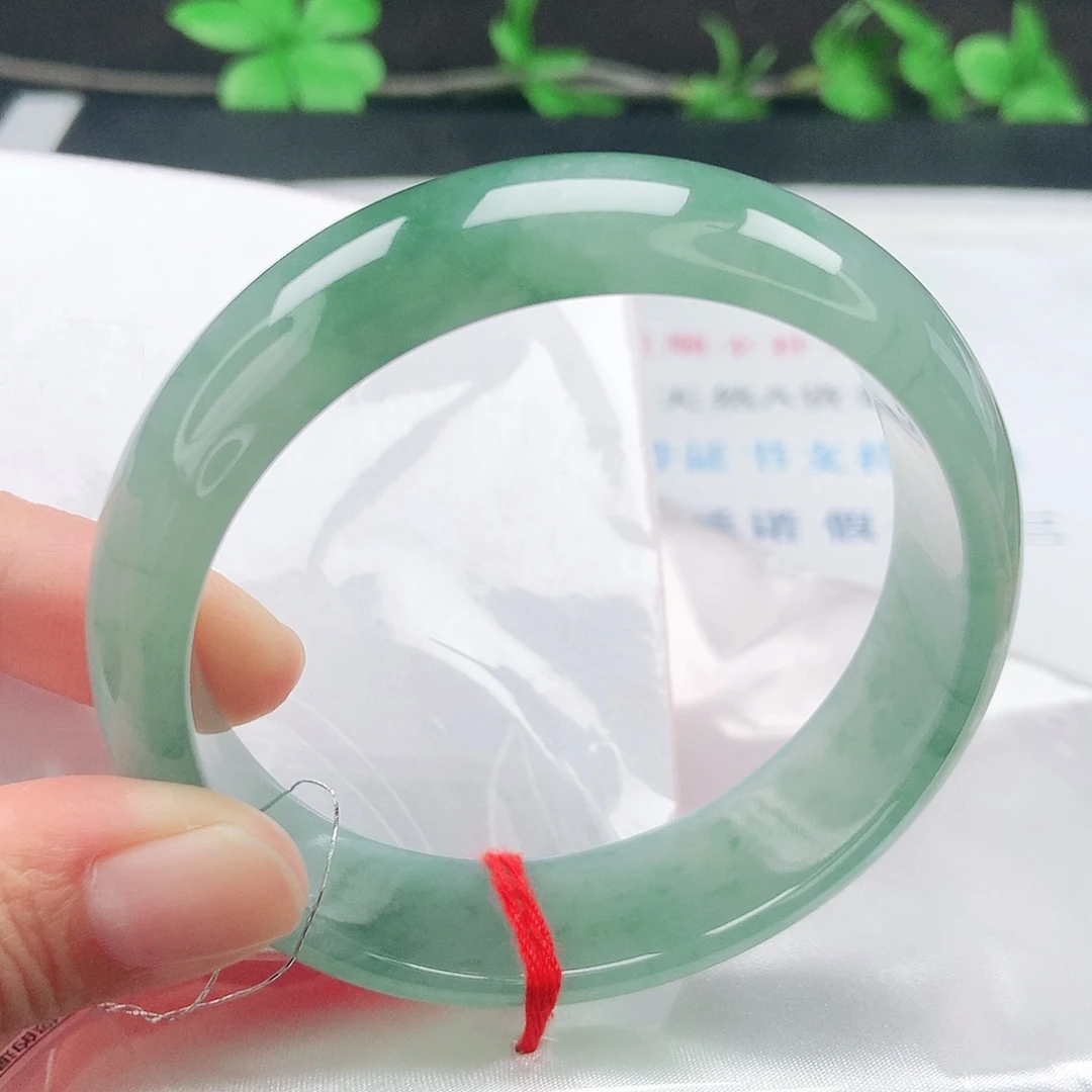 未镶嵌手镯翡翠60圈