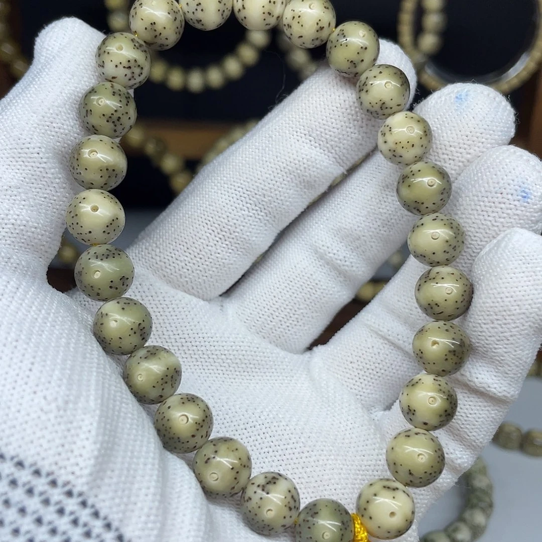 手串星月菩提10圆珠，大眼睛稀散细星