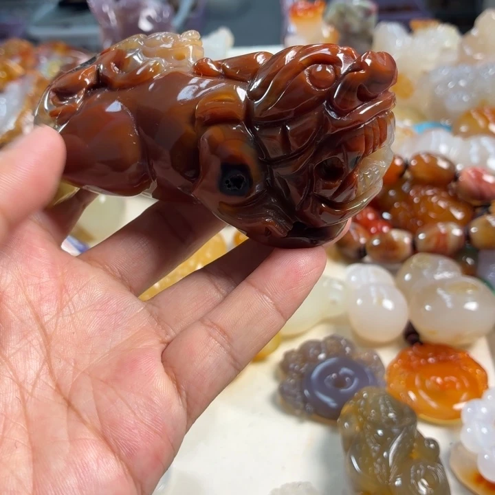 玛瑙/玉髓未镶嵌吊坠(不含链)