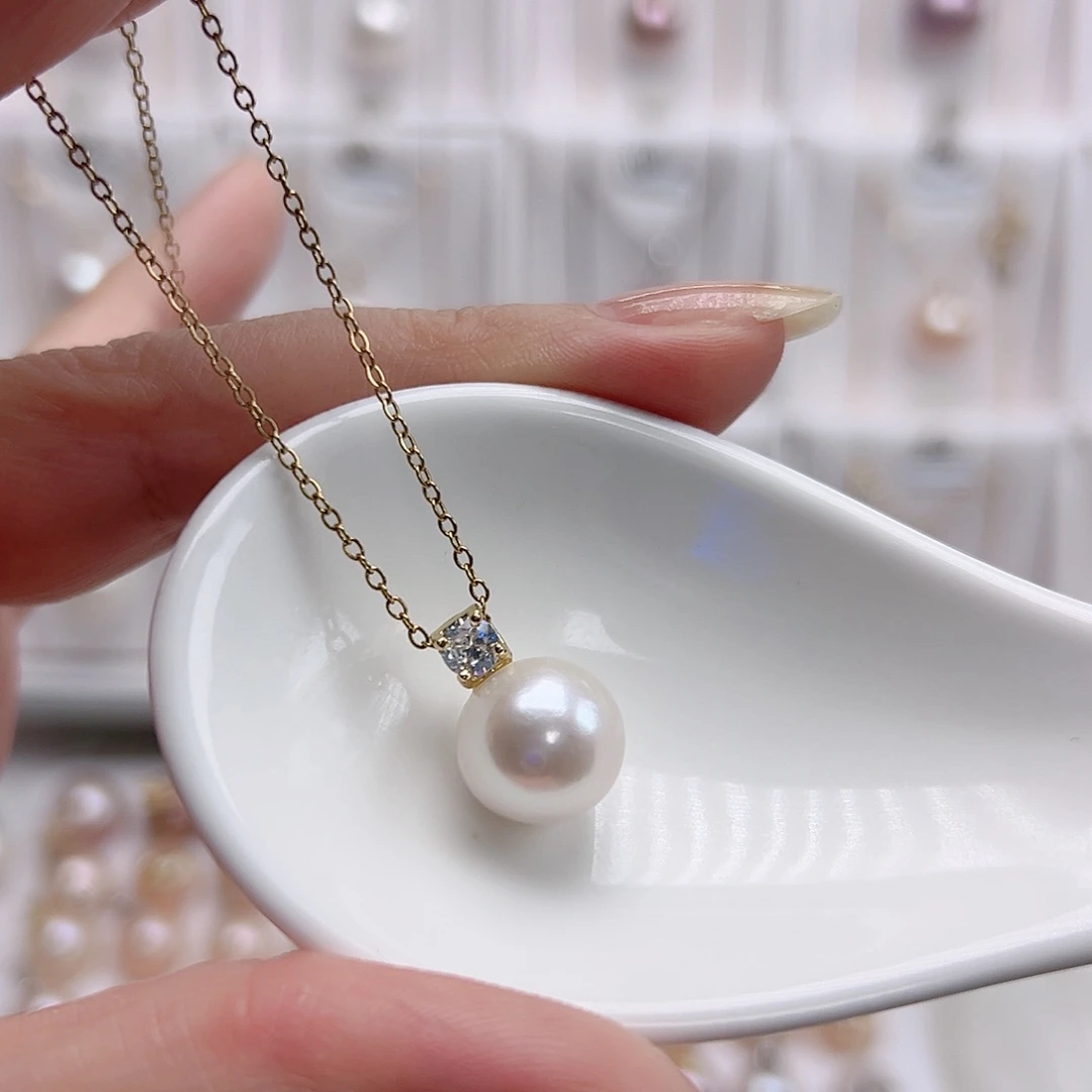 未镶嵌淡水珍珠吊坠(赠链)