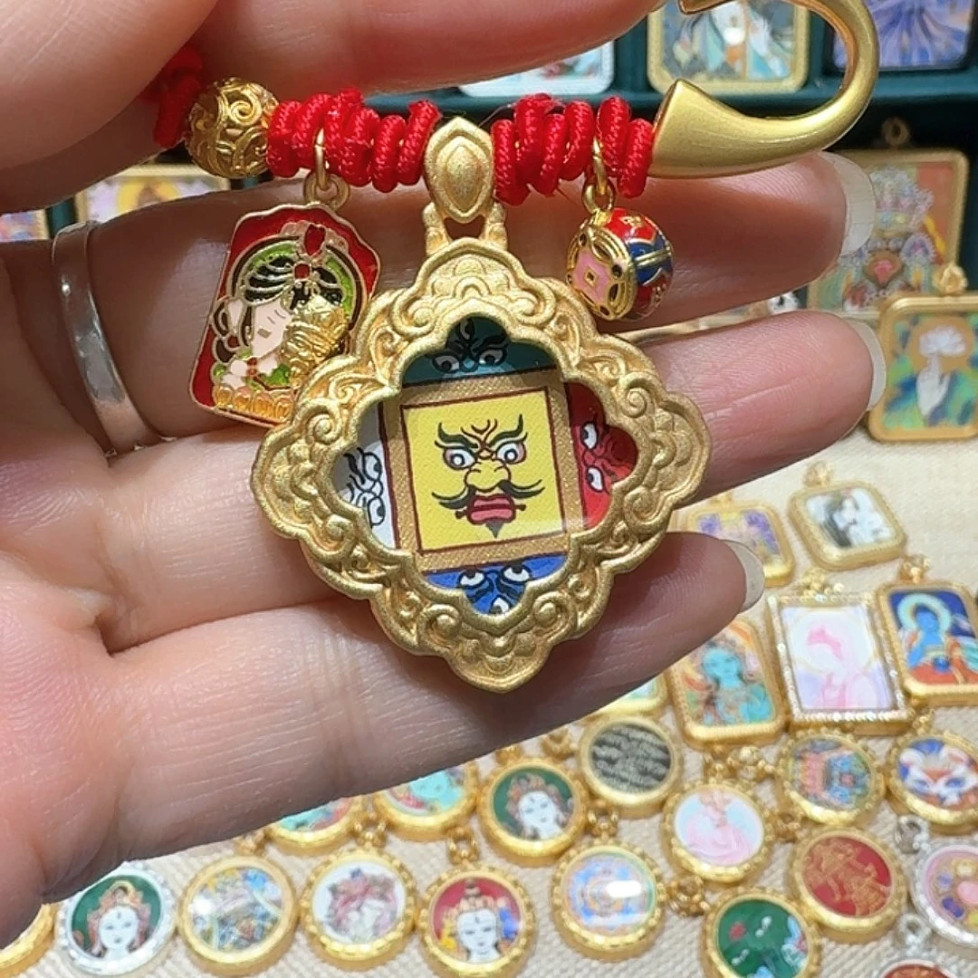 花岗石铁合金纯手绘唐卡非议文化五路