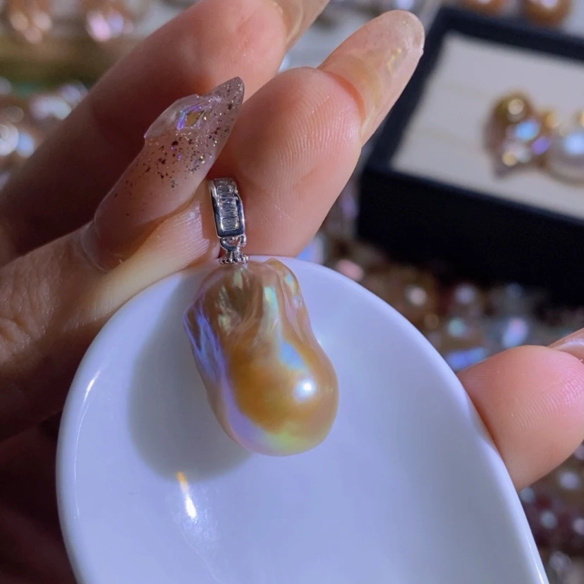 【闪购商品】淡水珍珠天然淡水珍珠合金