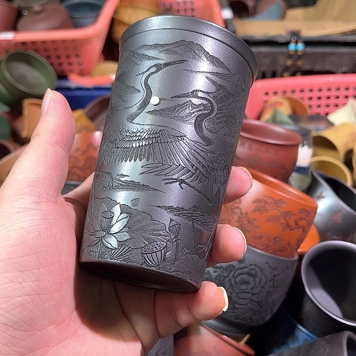 茶杯紫砂全手工紫砂主人杯