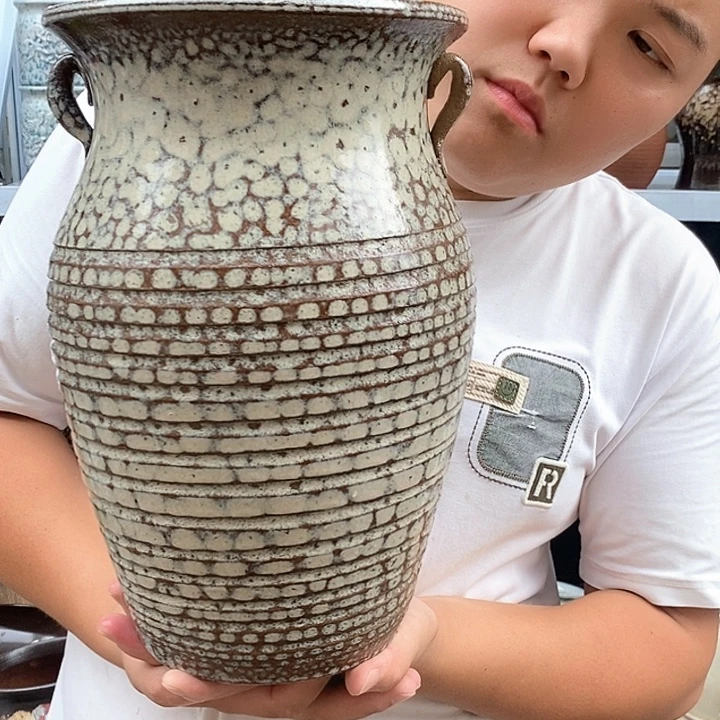 紫砂花盆口20高32福利