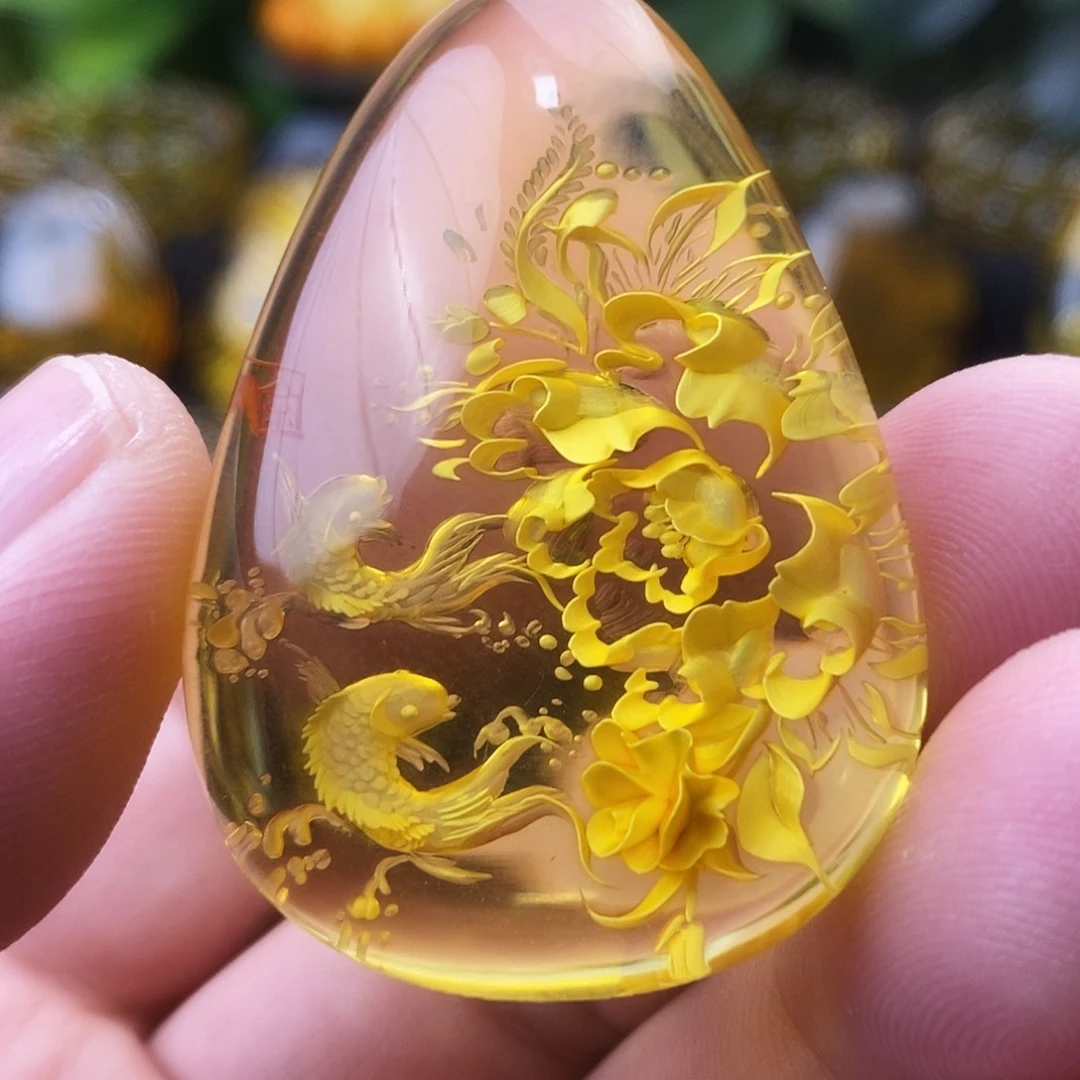 金珀未镶嵌吊坠(不含链)