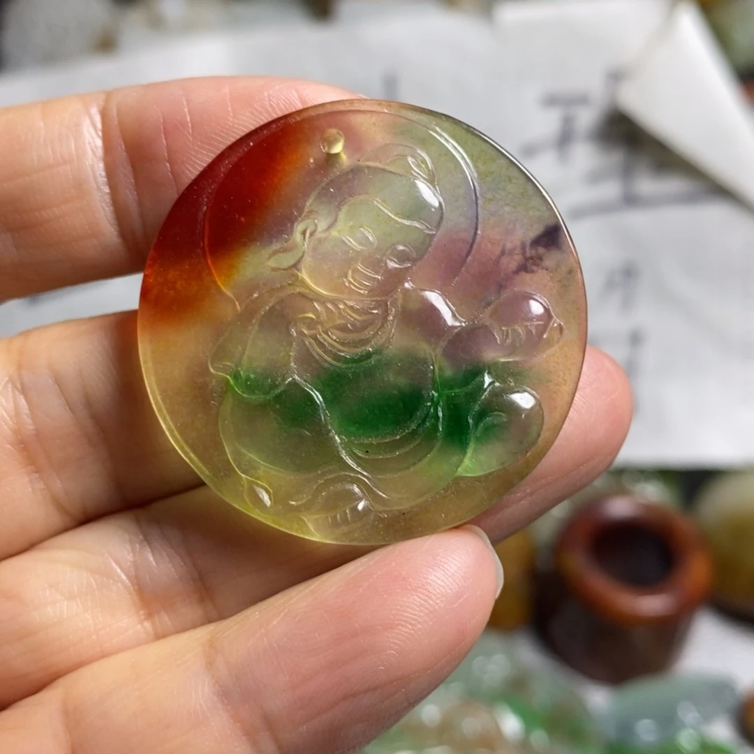 和田玉（糖玉）未镶嵌颈饰
