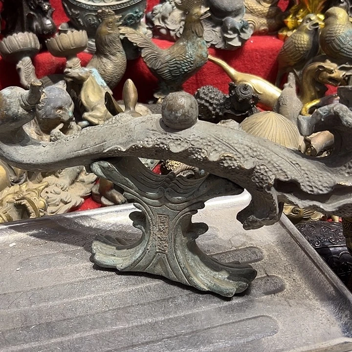 河***司黄铜摆件，文房工艺品摆件