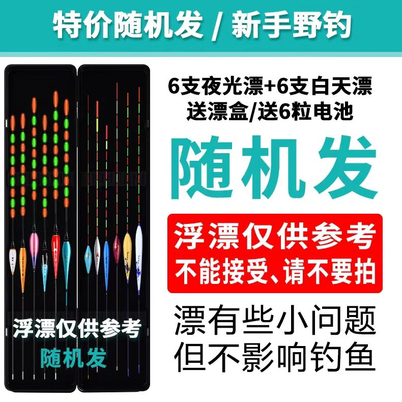 （随机发）（拍一发二）电子漂夜光漂带电池