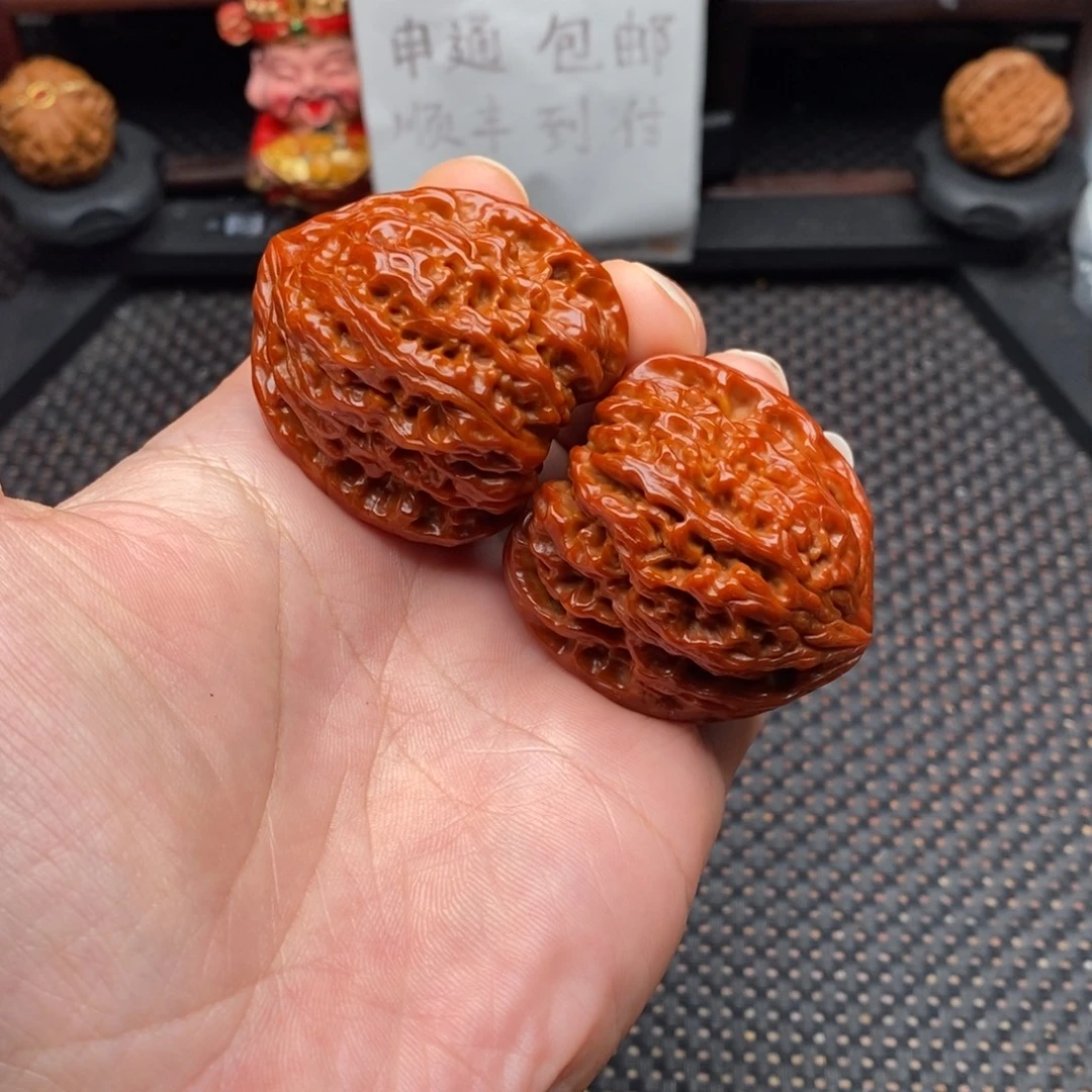 文玩核桃把件42尺南疆石
