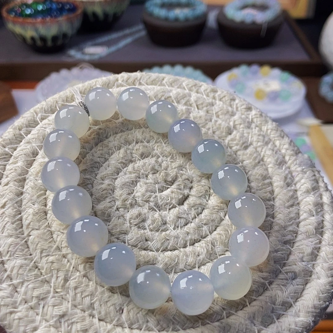 定制翡翠未镶嵌翡翠手串卡11.8